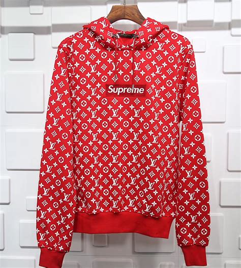 louis vuitton supreme hoodie|supreme shirt louis vuitton price.